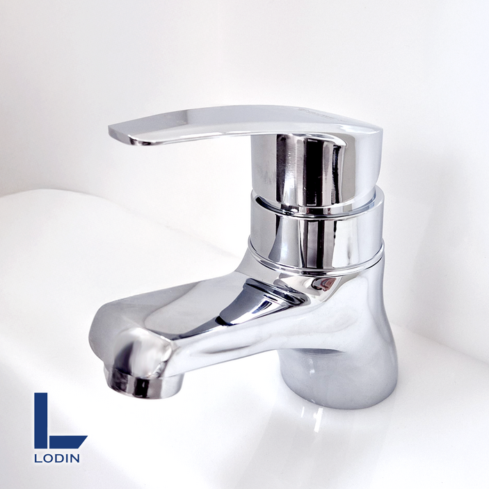 로딘 국산 세면대 수전 욕실 화장실 세면기 수도꼭지 원홀 세면 수전 욕실 M1-340, 1개