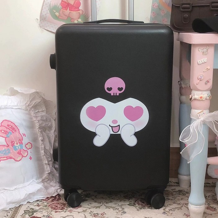 쿠로미캐리어 여행가방 여행용 하드 캐릭터 조카선물 귀여운 소형