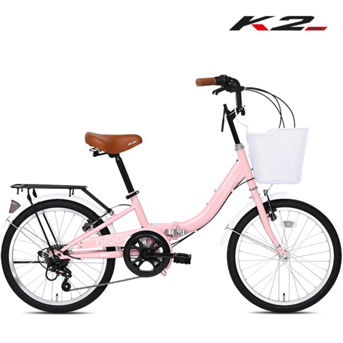 2025 케이투바이크 미니벨로 가족형 접이식자전거 브로디20인치 7단