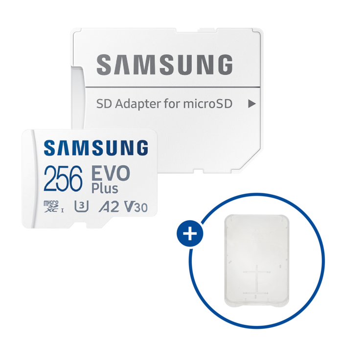 삼성sd카드512 삼성전자 공식인증 정품 마이크로SD카드 EVO PLUS MB-MC256SA/KR + SD카드 케이스, 256GB+SD카드 케이스