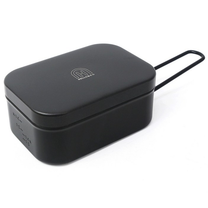 헬로앤코 사각 반합+찜망+파우치 포함