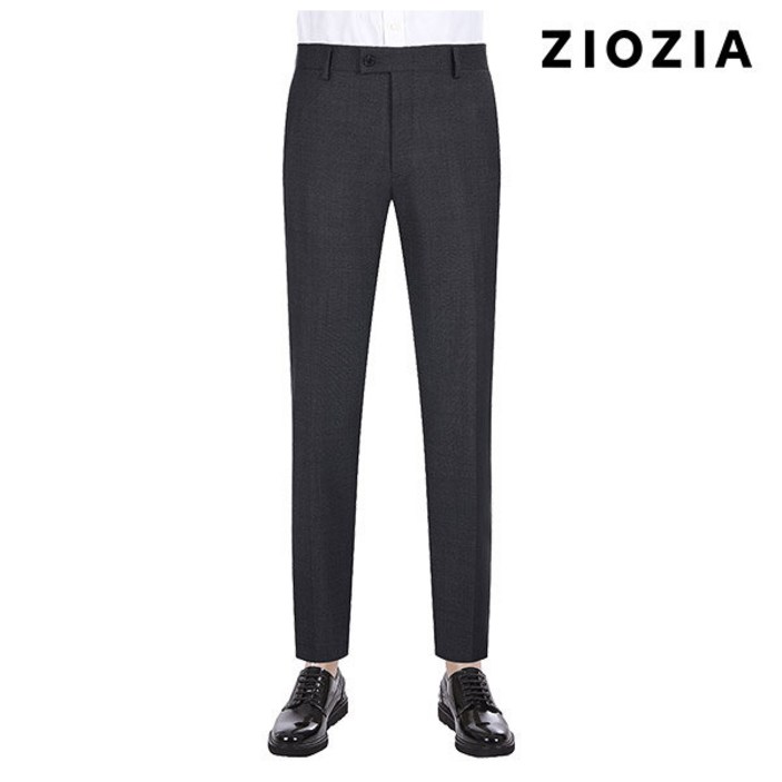 지오지아 미라클 솔리드 그레이 정장팬츠 ABD2SP1201 CGR