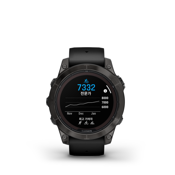 가민 피닉스 7 프로 실리콘 밴드 아웃도어 GPS 스마트워치