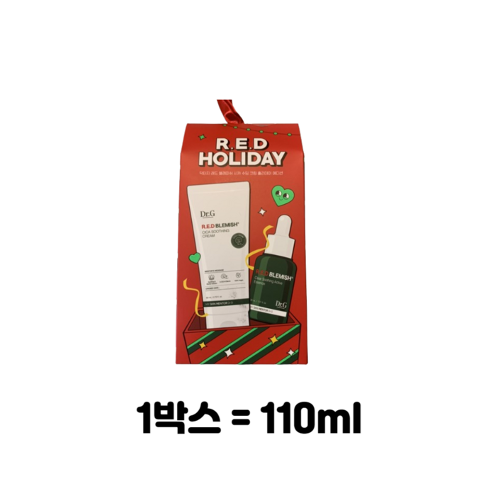 닥터지 레드 블레미쉬 시카 수딩 크림 홀리데이에디션 세트