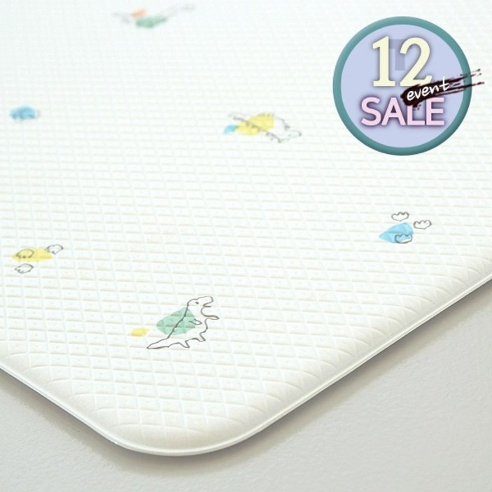 다온 베이직 12T 양면 쿠션 PVC 놀이방매트 거실매트 어린이집 유치원 돌봄교실 강아지매트