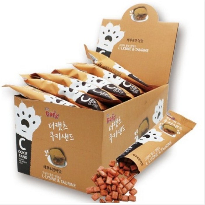 더캣츠 대용량 쿠키샌드 20g 30개 세트 새우 연어맛, 새우 연어맛, 20g, 30개 더캣츠 대용량 쿠키샌드 20g 30개 세트 새우 연어맛, 새우 연어맛, 20g, 30개