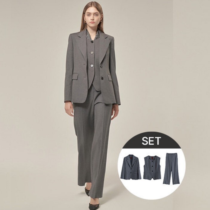 스테파넬 24FW 수트 셋업 3PCS 세트 [런칭 가격 139,900원]