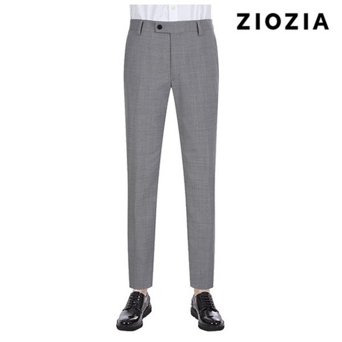 미라클 라이트 그레이 솔리드 정장팬츠 ABD2SP1208LGR