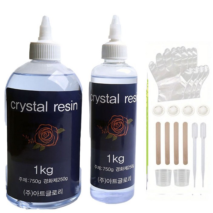 크리스탈레진 1kg 셋트 속건용 8시간경화 에폭시레진 레진공예 레진아트재료 11 속건용, 단일 색상 크리스탈레진 1kg 셋트 속건용 8시간경화 에폭시레진 레진공예 레진아트재료 11 속건용, 단일 색상