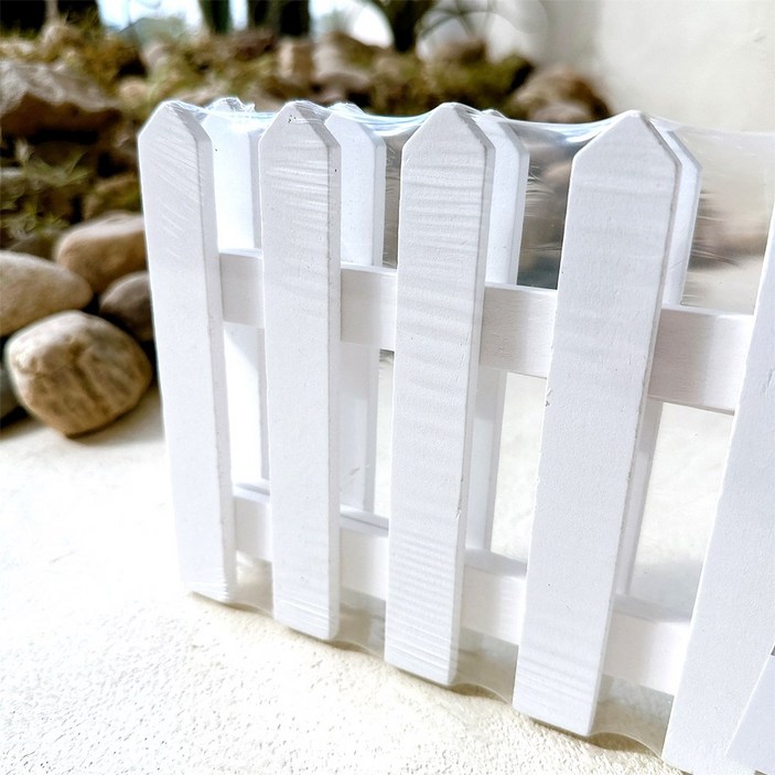 왓위셀 나무 화이트 접이식 울타리 펜스