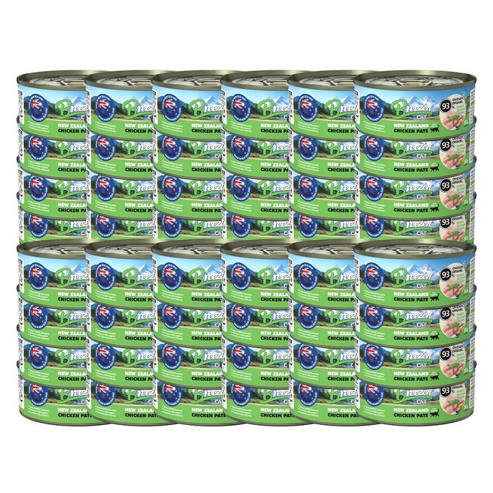 브리젠 뉴질랜드 파테 치킨(닭고기) 고양이 주식캔 습식 사료 48캔, 48개, 80g, 닭