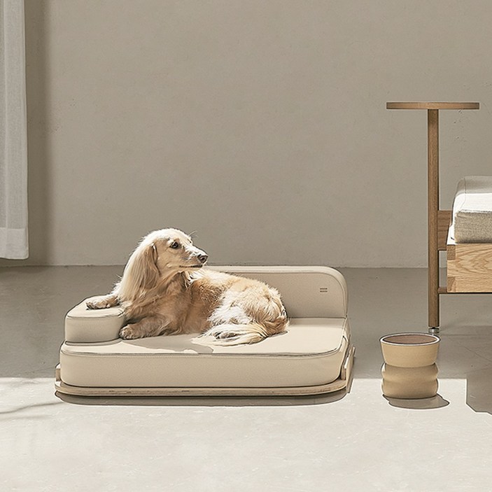 강아지 쇼파 침대 쿠션 애견 반려동물 논슬립 방수, 1개, 머드