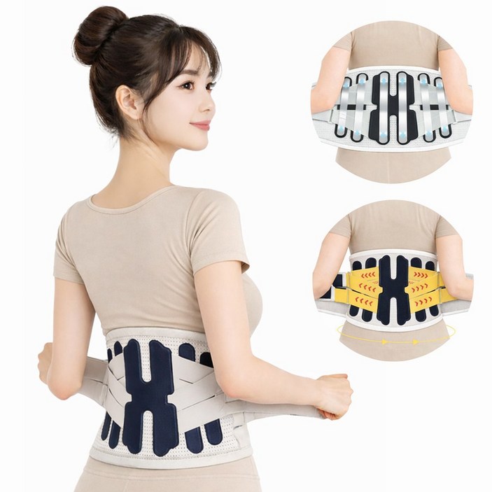 플렉시워크 이중압박 허리보호대 복대 지지대