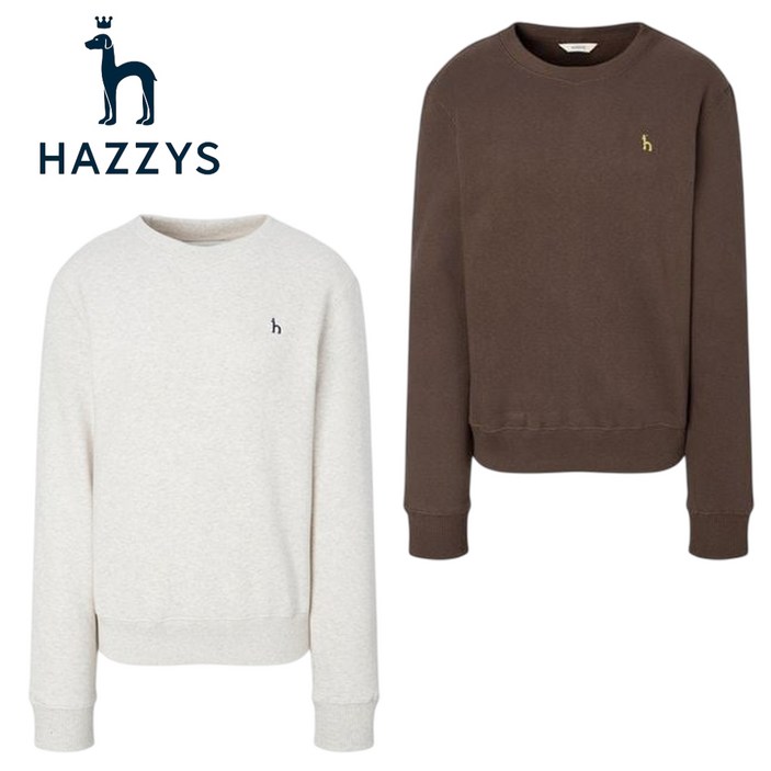 [백화점발송] 헤지스 여성 긴팔 기모안감 맨투맨 라운드넥 겨울이너 데일리 출퇴근 여행 데이트 캠핑 레져 주말나들이 따뜻한 상의