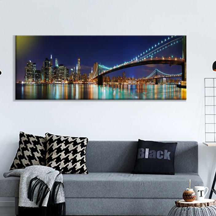 [인메이블] 대형 와이드 바다 풍경 사진 액자 116종 1~44번 세계 명소 해외 도시 여행 거실 풍수 인테리어그림 집들이선물