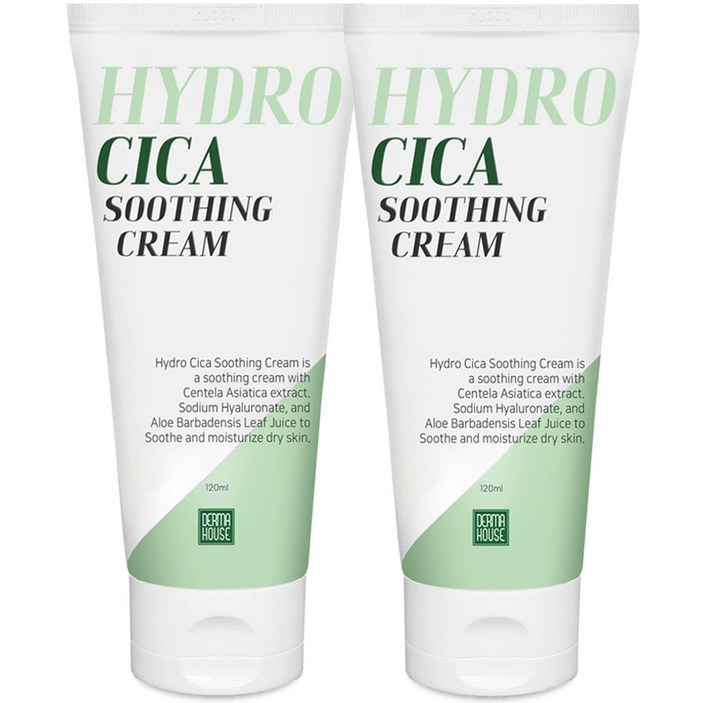 더마하우스 하이드로 시카 대용량 수분크림120mlx2개-수분공급 진정 촉촉한피부
