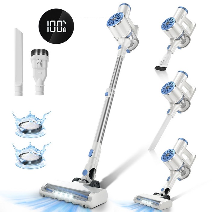 2025년형 크린조 초강력 무선 청소기 WC01 강력흡입 초경량 저소음 먼지제거 프리미엄 필수템