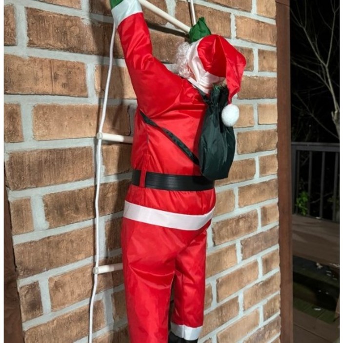 산타조형물 초대형 벽타는 사다리 산타 크리스마스 트리 장식