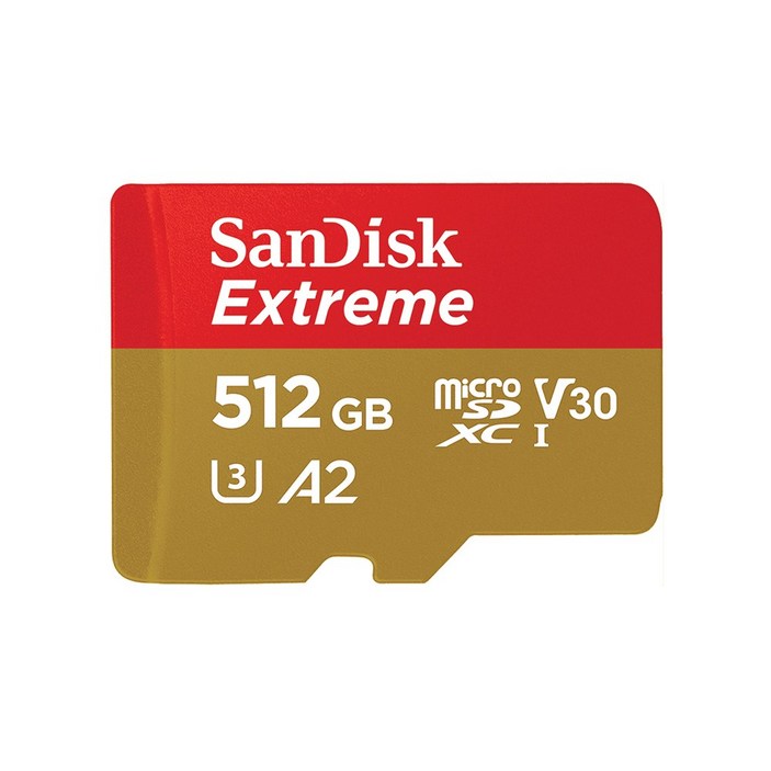 샌디스크코리아 공식인증정품    마이크로 SD카드 SDXC Extreme 익스트림 QXAV 512GB