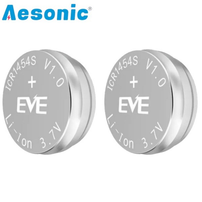 EVE 블루투스 이어폰 스마트 팔찌 웨어용 배터리 ICR1454S 3.7V 85mAh 용량 CP1454 V1.0 2개