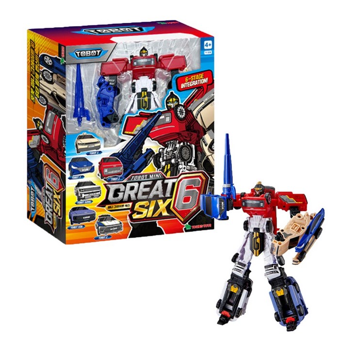 영실업 미니 또봇 그레이트 식스