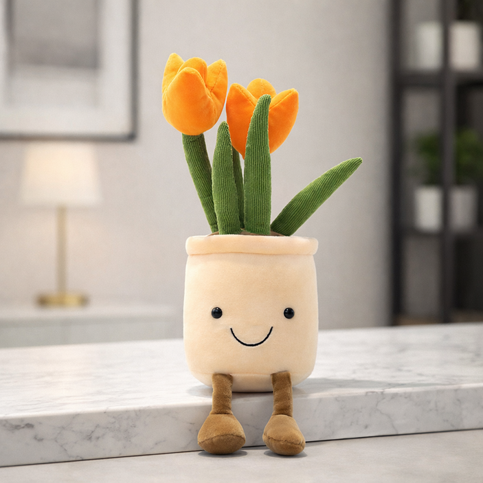 지금도착 인테리어소품 방꾸미기 생일선물 집들이선물 개업선물 개원선물 사무실선물 튤립인형