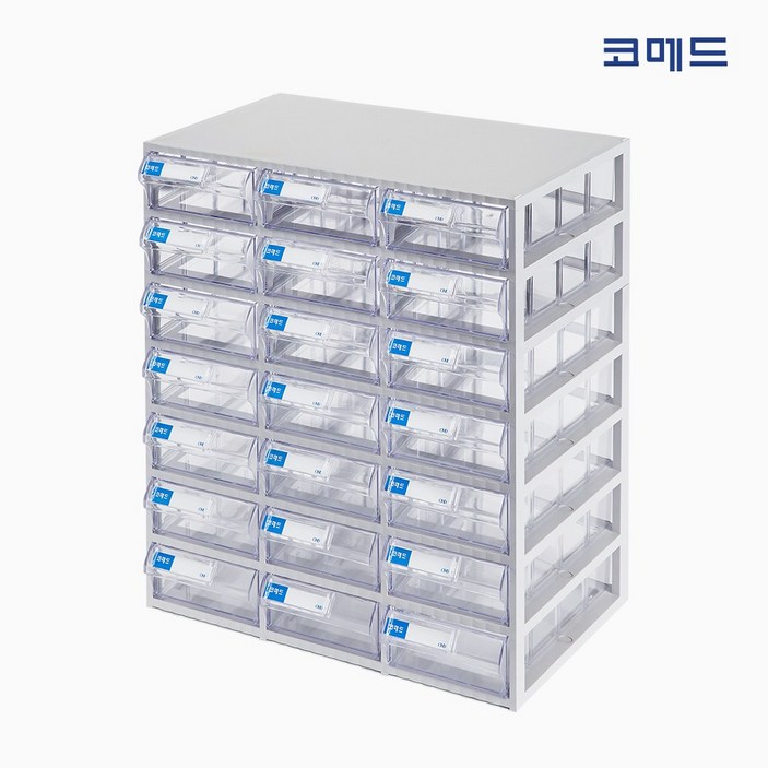 코메드 CMD5007 멀티박스 21칸 투명서랍장
