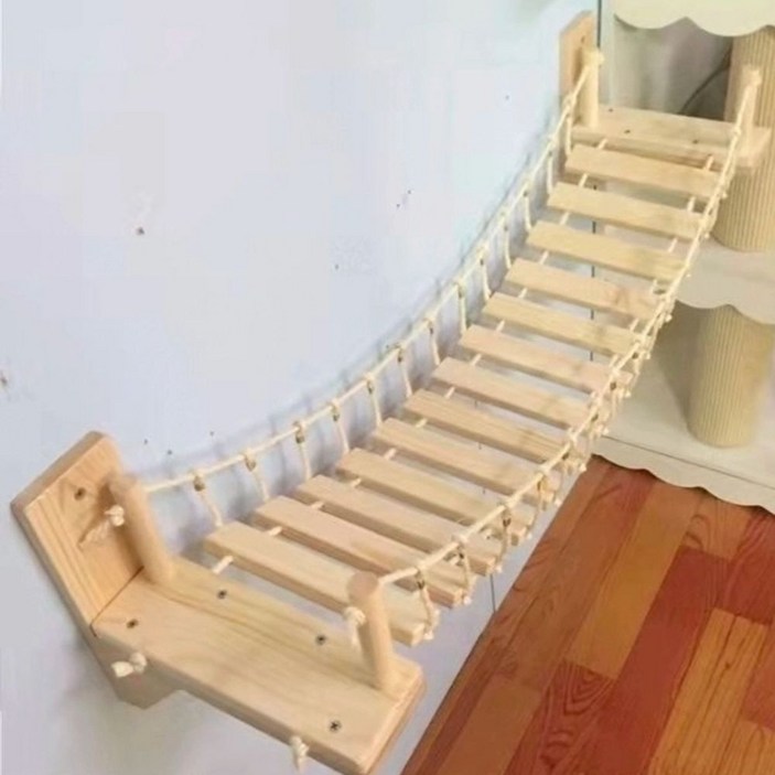 고양이 다리 나무 고양이구름다리 캣타워 놀이터 벽걸이