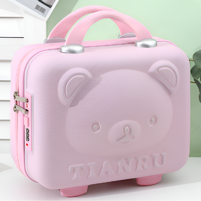 곰돌이 레디백 기내용 미니 캐리어 결합 여행가방