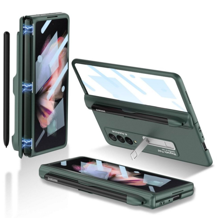 루스톤 갤럭시 Z폴드 디케 S펜 수납 스탠딩 거치 핸드폰케이스