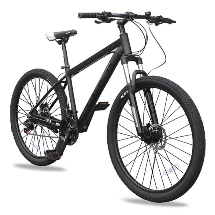 클릭 토브 27.5D 27.5인치 시마노21단 유압디스크 MTB 자전거 완조립, 유광블랙미조립