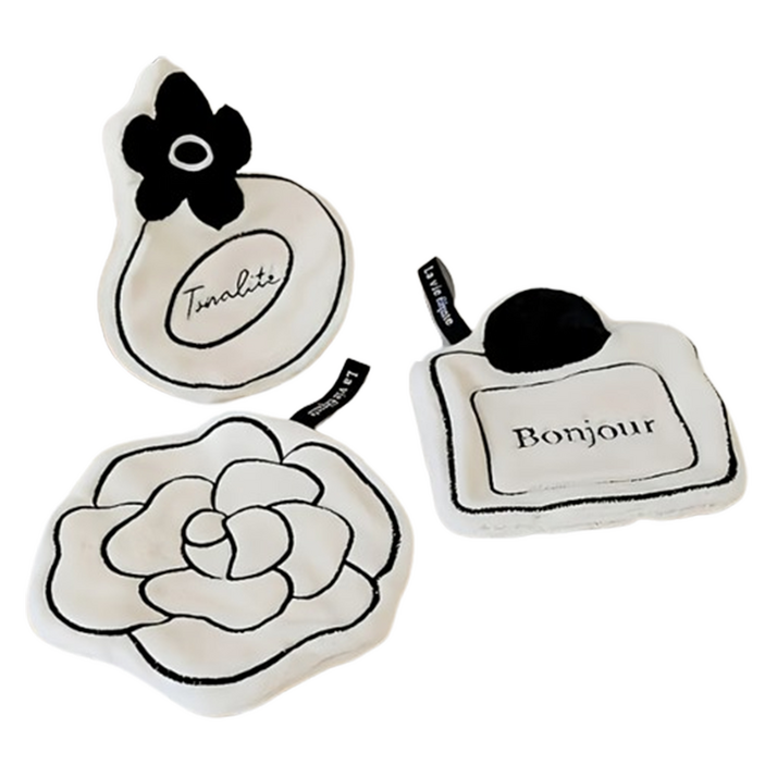 {1+1+1} 극세사 주방 고급 핸드타월 땀수건 손수건 프리미엄 고리수건, 1개, 프랑스 자수 3종 세트