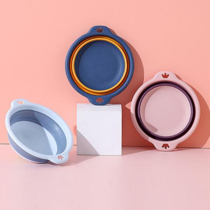 상도일SH  접이식 대야 중형 세수대야 바스켓 폴딩