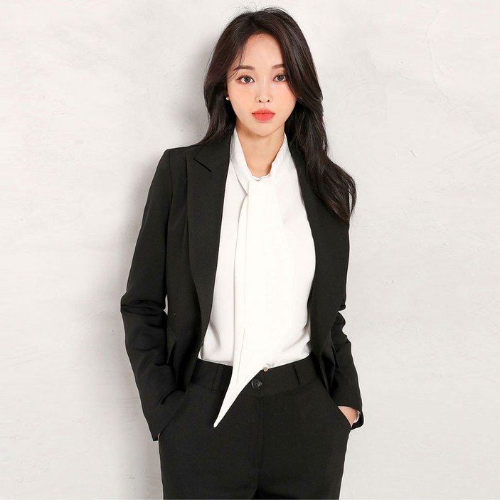 검은색 자켓 여자 마이 기본핏 베이직 캐주얼 재킷 빅사이즈 심플형JK 검은색 자켓 여자 마이 기본핏 베이직 캐주얼 재킷 빅사이즈 심플형JK