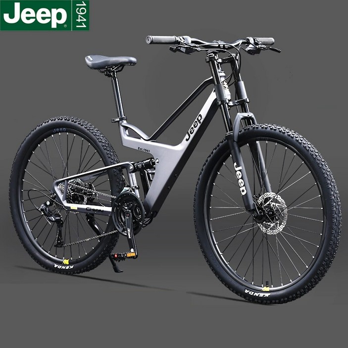 Jeep 산악자전거 풀샥 MTB 초경량합금 듀얼 서스펜션 디스크브레이크 리어샥  가성비