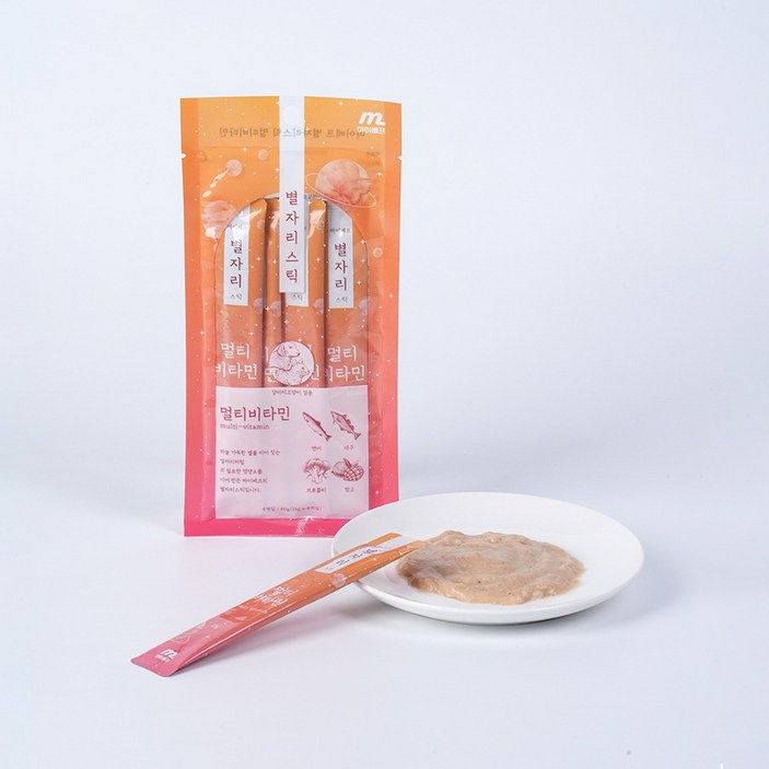 마이베프 강아지 고양이 짜먹는간식 별자리스틱 멀티비타민