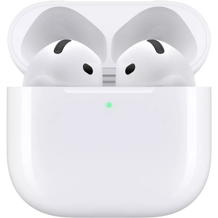 Apple 에어팟 4 화이트 껍데기 블루투스 이어폰 유선충전 MXP63KH/A, wsxe, qazs