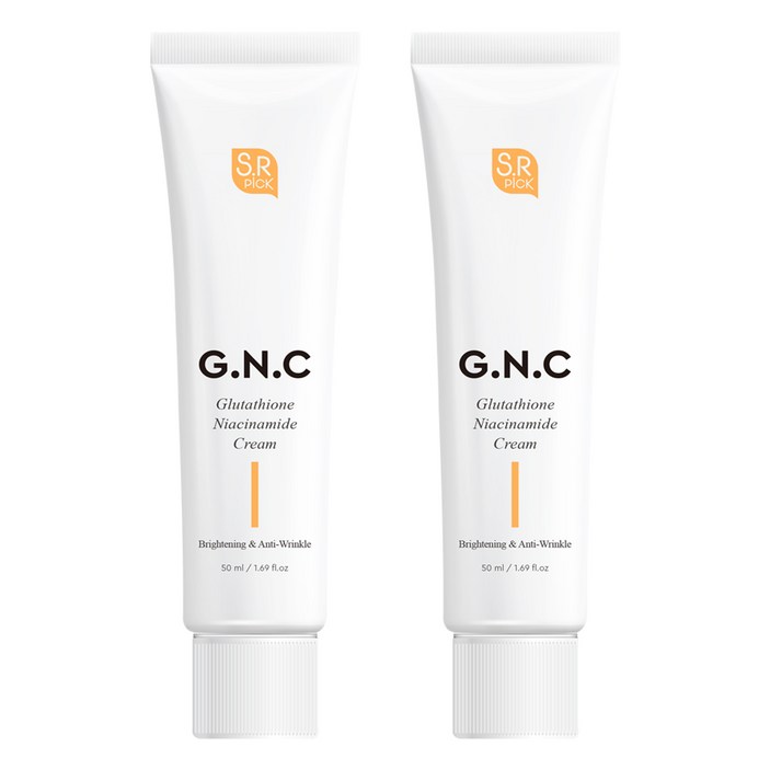 기미 잡티 미백 강력 보습 글루타치온 나이아신아마이드 크림 GNC, 2개, 50ml