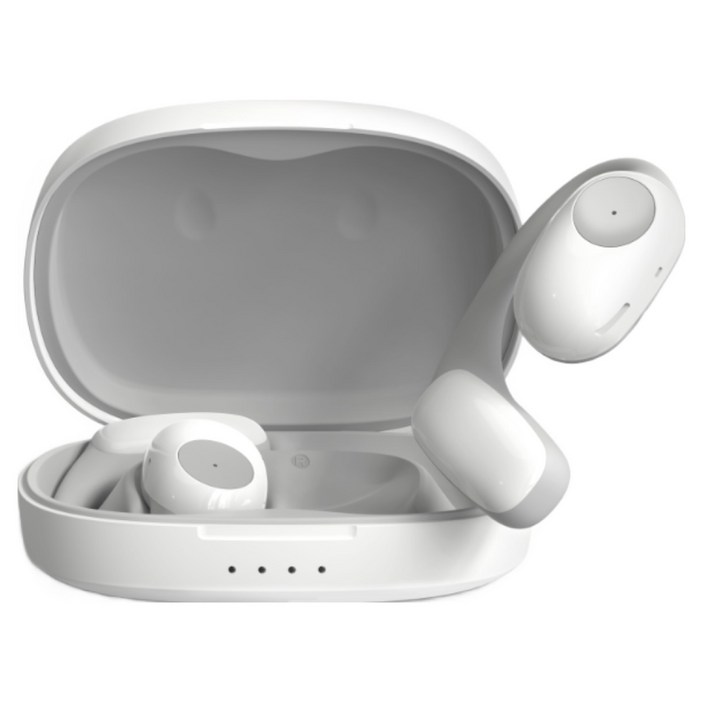 엠지텍 이어프리오픈익스트림 오픈형 이어폰 골전도 대체 무선 블루투스 공기전도 이어폰, 화이트