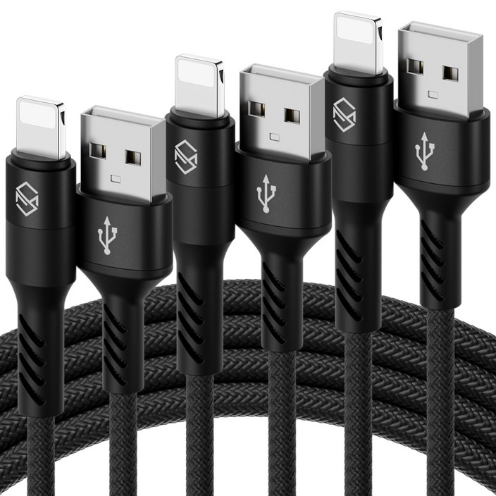 신지모루 로프 아이폰 고속충전 케이블 3개