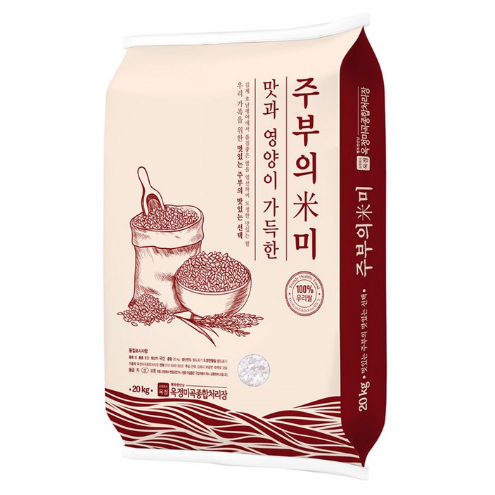 옥정미곡 2024년산 햅쌀 주부의미 백미, 상등급, 20kg, 1개 옥정미곡 2024년산 햅쌀 주부의미 백미, 상등급, 20kg, 1개