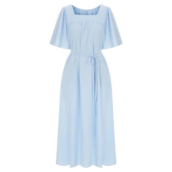 쿨링스퀘어넥스트링롱원피스 I5BIOP050