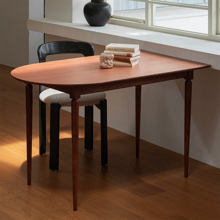 헤즈로 에덴 원목 카페 업소 식당 반원형 거실 식탁