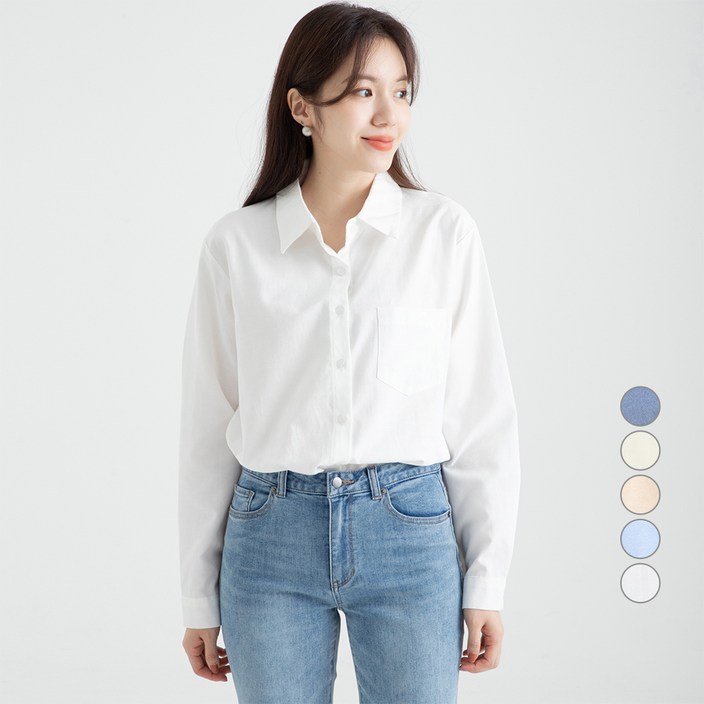 캐럿 여성 옥스퍼드 컴포트핏 셔츠 캐럿 여성 옥스퍼드 컴포트핏 셔츠