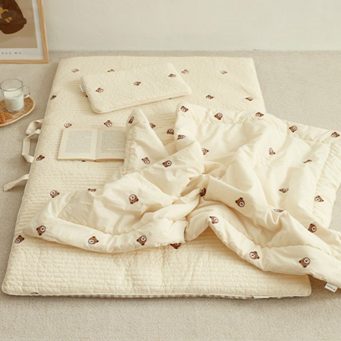 아솜느 순면 100수 낮잠이불 세트  일체형