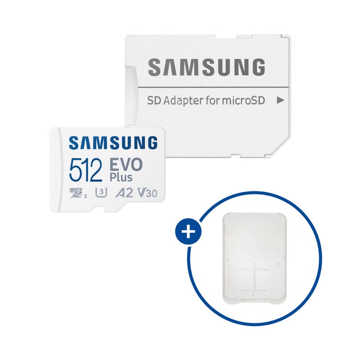 공식인증 정품 삼성전자 마이크로SD카드 EVO PLUS 512GB MBMC512SAKR  보관케이스, 512GB, 1개