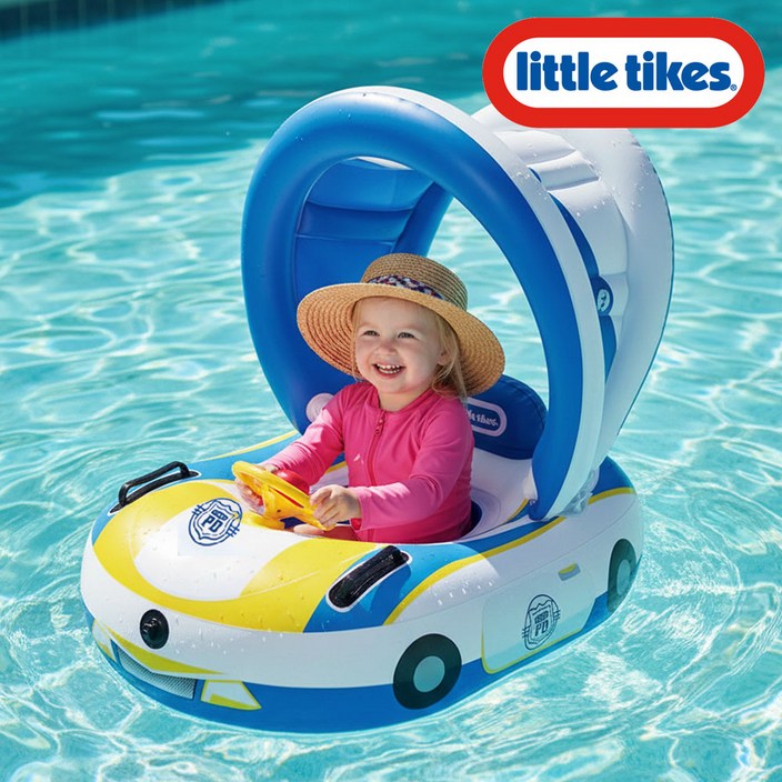 리틀타익스 경찰차 파라솔 보행기튜브