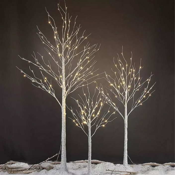 자작나무 LED 크리스마스트리 2종 60cm,120cm 선택 구성, 상세페이지 참조