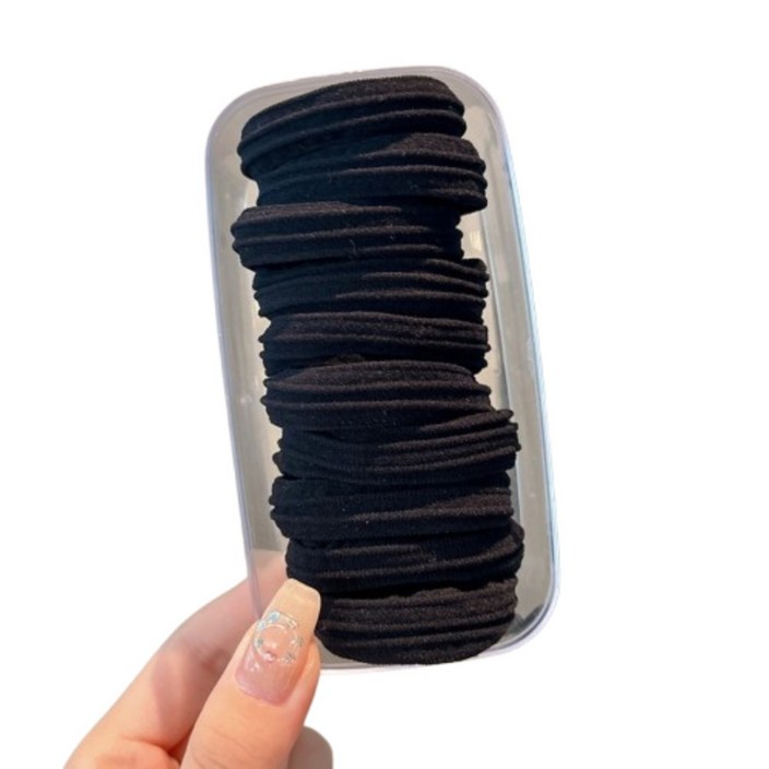 하이 포니테일 곱창 머리끈 짱짱한 고탄력 고무줄