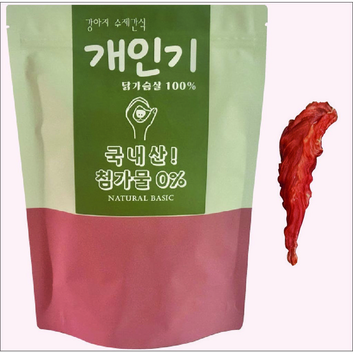 730 빅세일 국내산 강아지 수제간식 무첨가, 1개, 300g, 닭가슴살